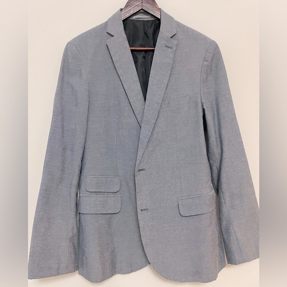 Light Blue Men’s Slim Fit Blazer Size 40S